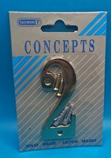 Taymor Concepts Decorative House Number Solid Brass #2