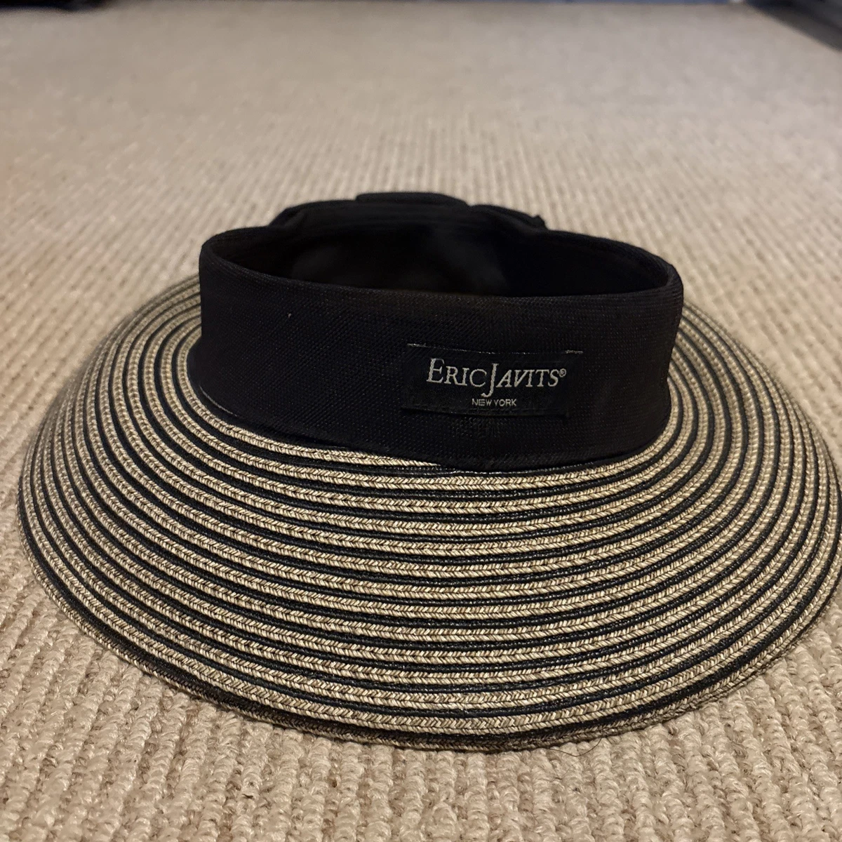 Eric Javits Black Straw Hats for Women for sale | eBay display picture 1
