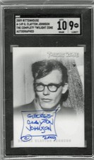 Rittenhouse 2009 Twilight Zone GEORGE CLAYTON JOHNSON  A-149 autograph SGC 10/9