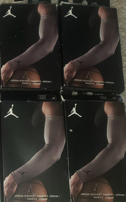 Brand New - Jordan Sleeves Gray/Black Size L/XL Lot of Five
