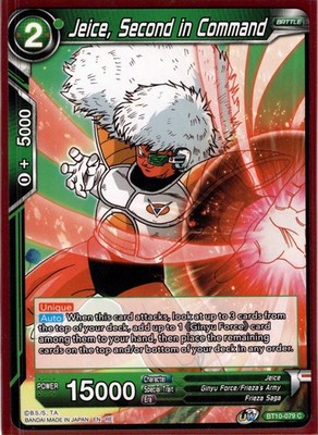 BT10-079 Jeice, Second in Command NM Mint (Combined Post)