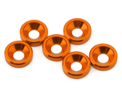 #ad #ad Jamp;T Bearing Co. 3mm Aluminum Countersunk Washers Orange 6 JTB JT12824 O $6.99