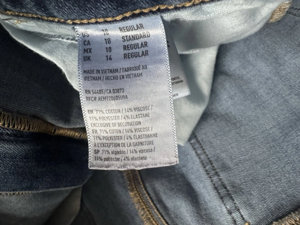 American Eagle Jeans Womens 10 Hi Rise Jegging Super Stretch X4 - Image 4 of 4