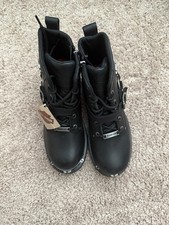 Harley-Davidson  Women's Becky 5.5-Inch Black Leather Motorcycle Boots. D87048