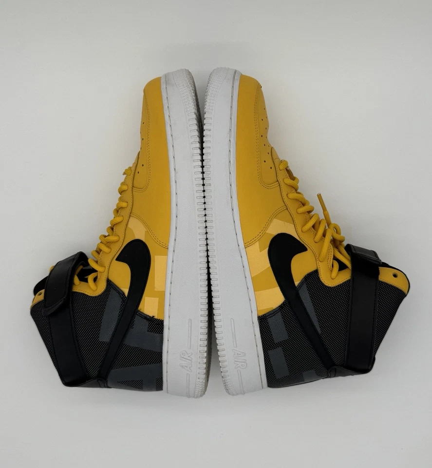 Size 13 - Nike Air Force 1 '07 LV8 High Yellow Ochre - Image 3 of 4