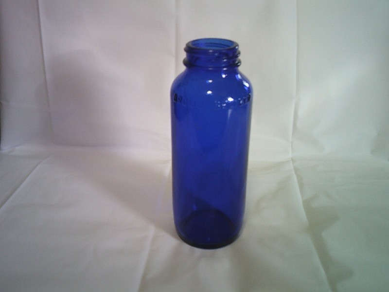 Vintage Bromo Seltzer 6 inch Cobalt Blue Bottle