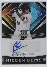 2020 Panini Elite Extra Edition Hidden Gems Black Isaac Paredes #HG-IP Auto 1g0v