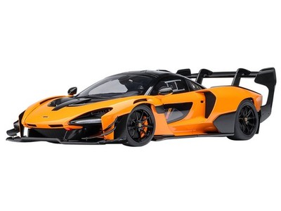 MCLAREN SENNA GTR ORANGE 1/18 MODEL CAR BY AUTOART 81956