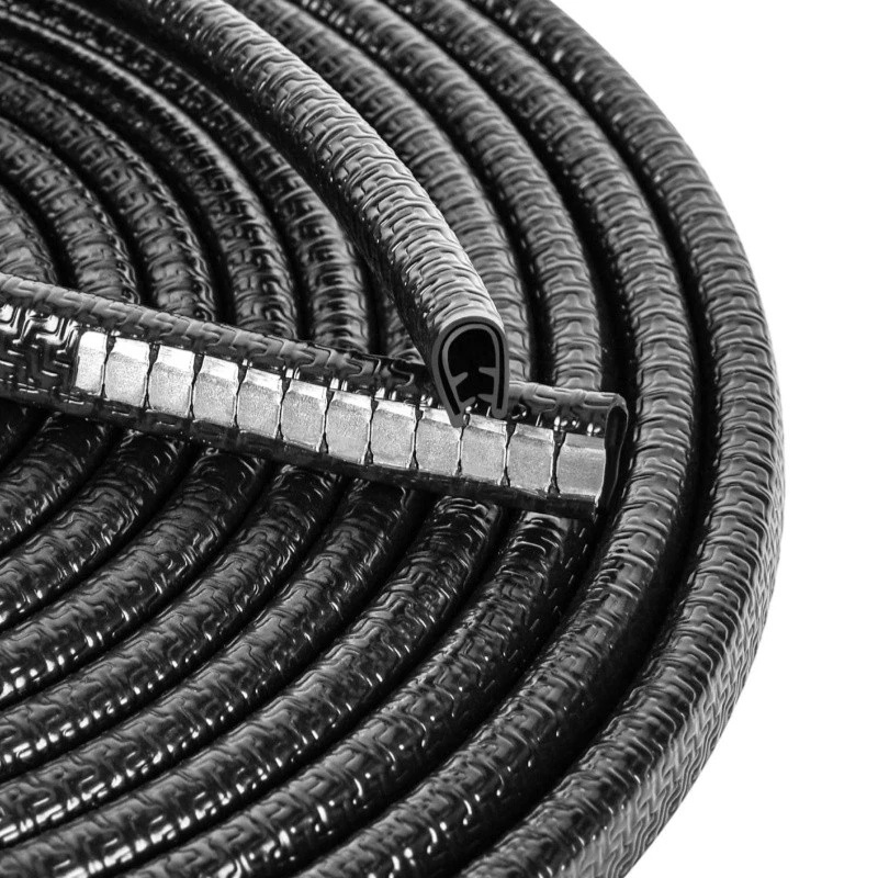 16,4 фута черная U-образная резиновая уплотнительная полоска для защиты края двери автомобиля окна - Изображение 2 из 4