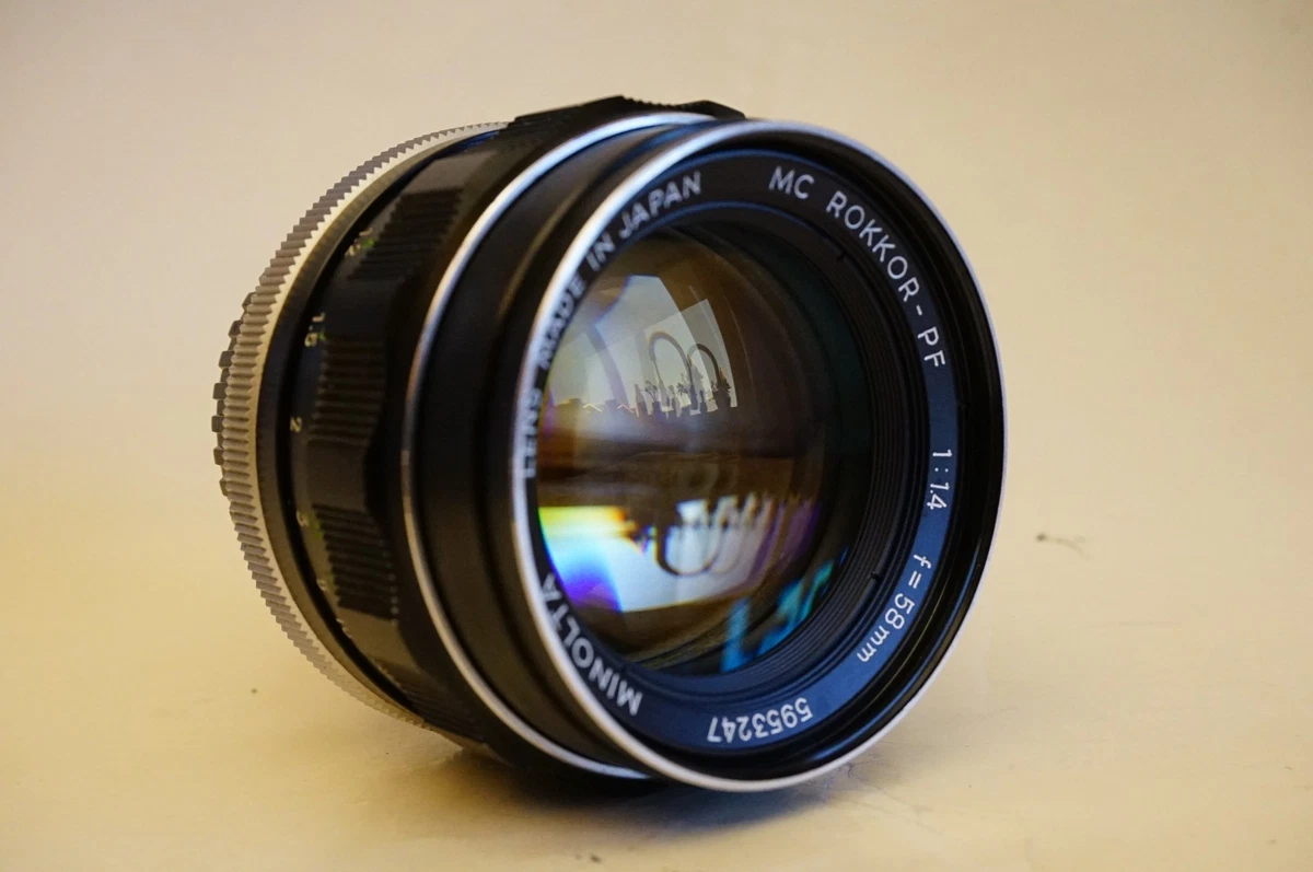 Minolta f/1.4 Lenses 58mm Focal for sale | eBay