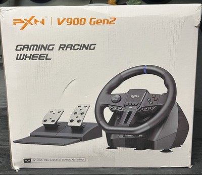 PXN V900 Gen2 Racing Wheel Steering Wheel With Pedals PS3 PS4 Xbox