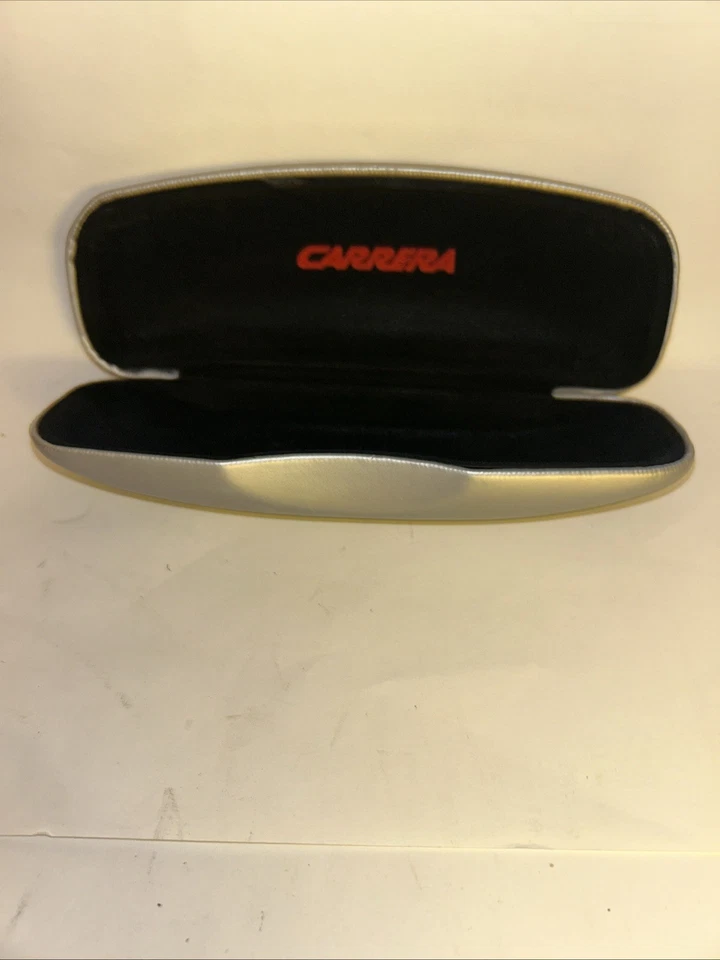 Estuche para gafas de sol Carrera carcasa rígida forrado de fieltro almacenamiento transporte de viaje Foto 3 de 4