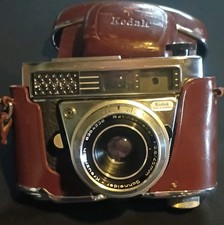 Kodak Retina IIB 35mm Camera w/ Retina-Xenar 50mm f/2.8 Brown Leather Case