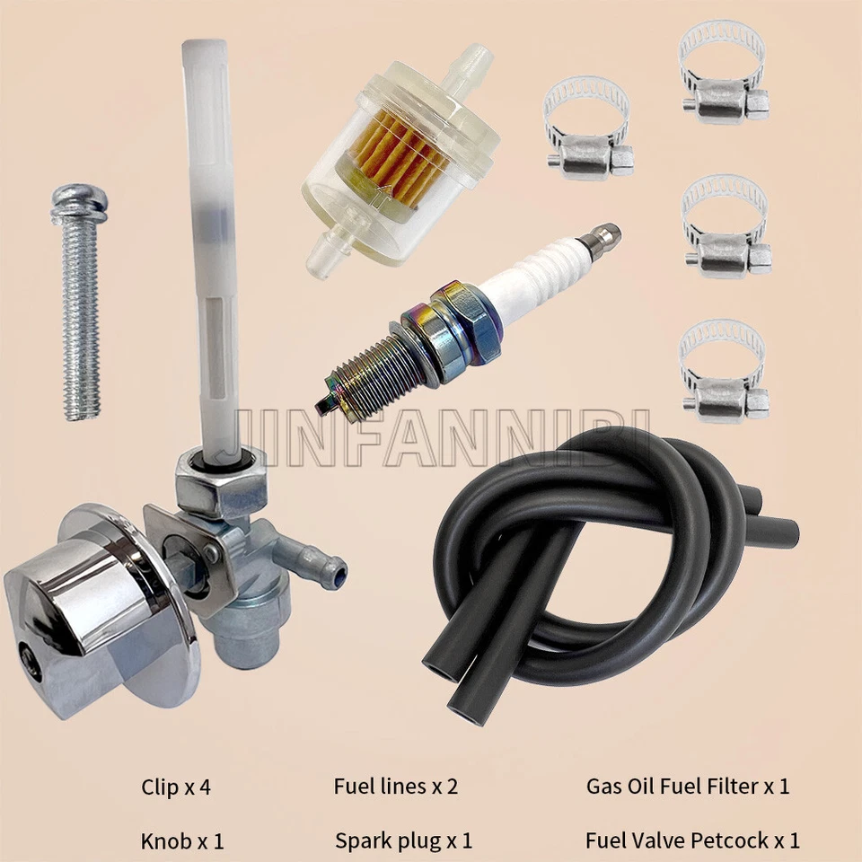Válvula de combustible Petcock y perilla para Honda FourTrax 250 TRX250X 2x4 1987-1988 1991-1992 Foto 4 de 4