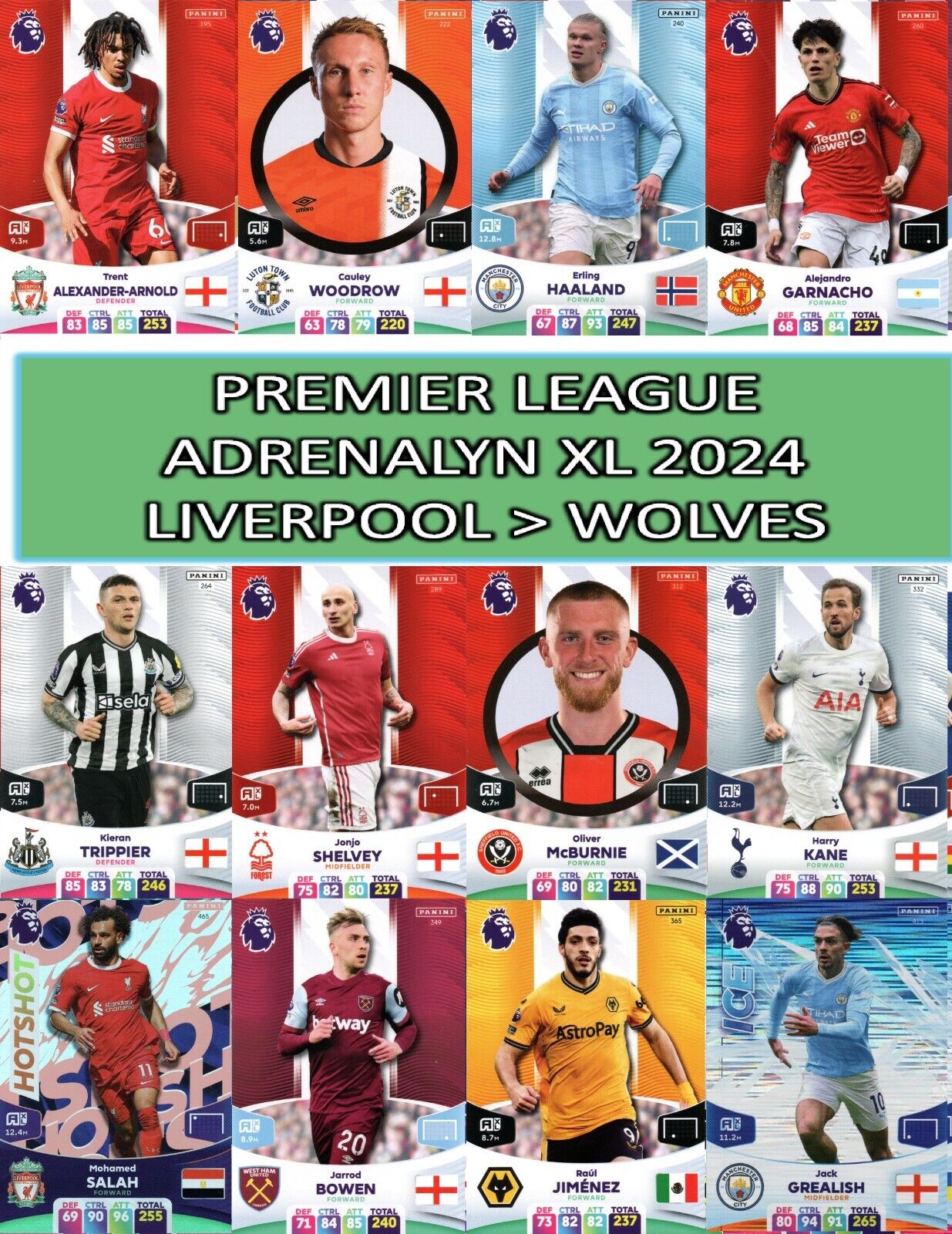 Panini Premier League Adrenalyn XL 2024 Team Cards #190 - #369