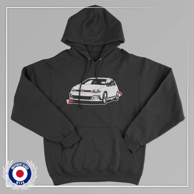 FELPA CON CAPPUCCIO UOMO GOLF GTI VOLKSWAGEN VW CAR AUTO DA CORSA | eBay
