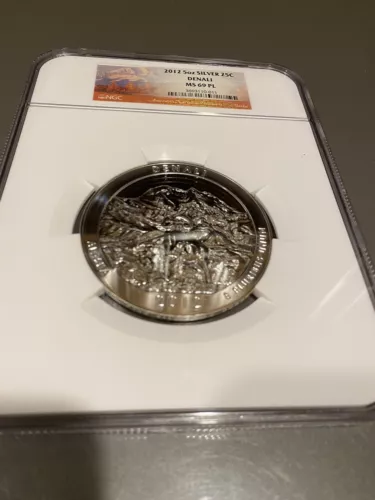 2012 5 OZ SILVER 25C DENALI NGC MS 69  PROOF LIKE