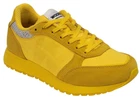 WODEN Ronja Fruit Lemon Yellow Genuine Leather Textile Women's Sneakers