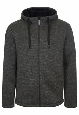 Elkline Herren Strickfleecejacke No Idea Übergangsjacke Kapuze