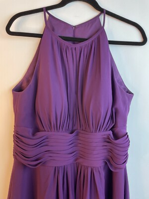 long eggplant bridesmaid dresses Bella and Bloom Boutique main image 0
