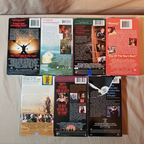 Sean Connery 7 VHS VIDEO Lot Outland Entrapment The Rock Medicine Man Rising Sun - Foto 2 di 12