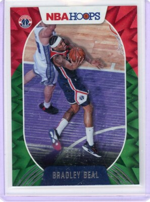Bradley Beal 2020-21 Panini NBA Hoops Green Explosion 28/89 Wizards