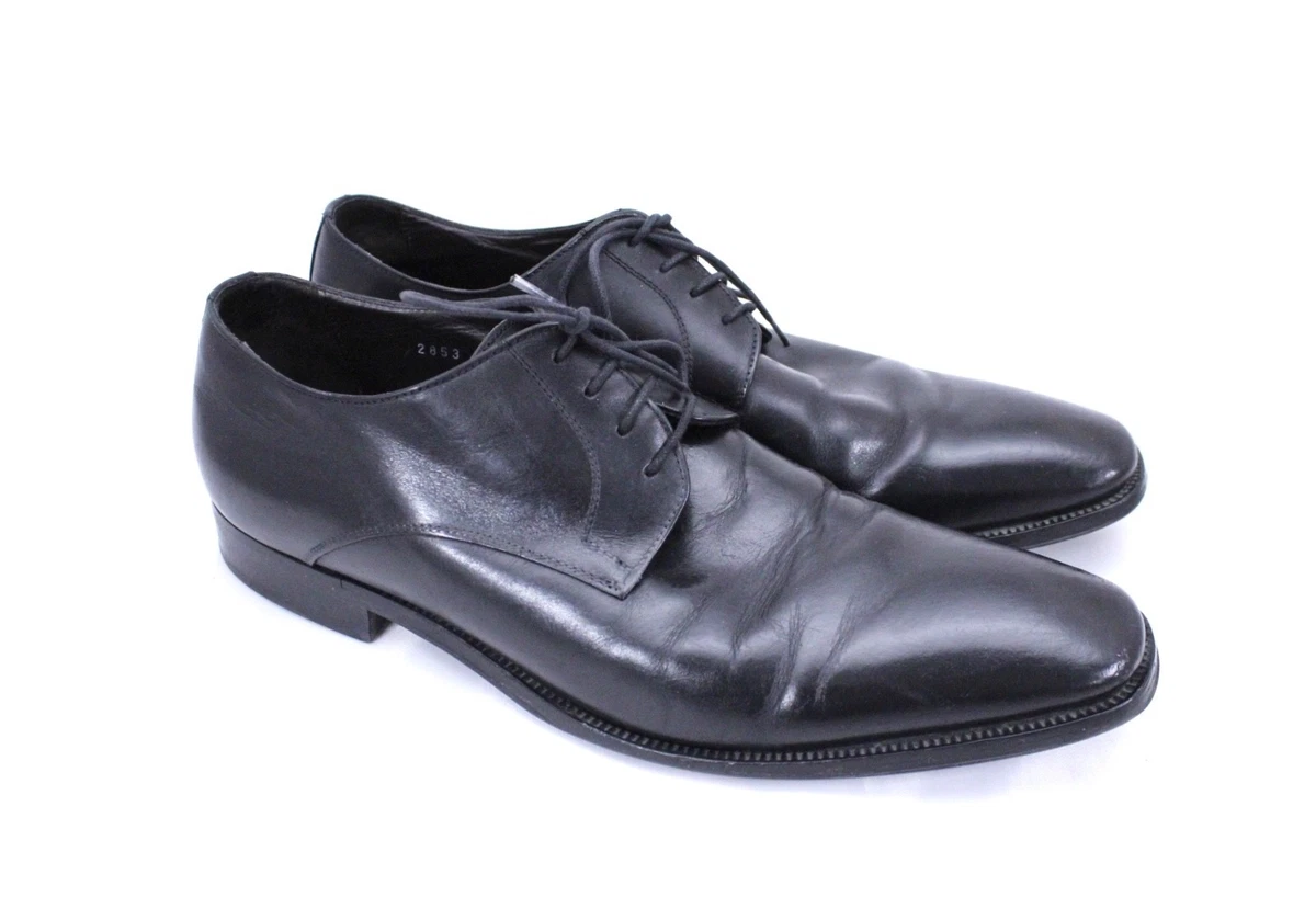 To Boot New York Felix US 10 Black Leather Mens Dress Oxfords Made in Italy