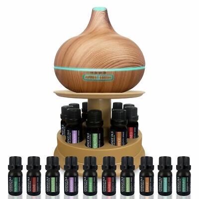 Ultimate Aromatherapy Ultrasonic 300ml Diffuser 10 Therapeutic Grade Essential