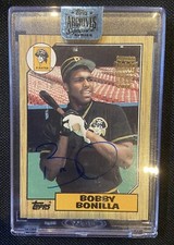 2018 Topps Archives BOBBY BONILLA RC AUTO 10/10 1/1 Rookie Autograph 1987 SP SSP