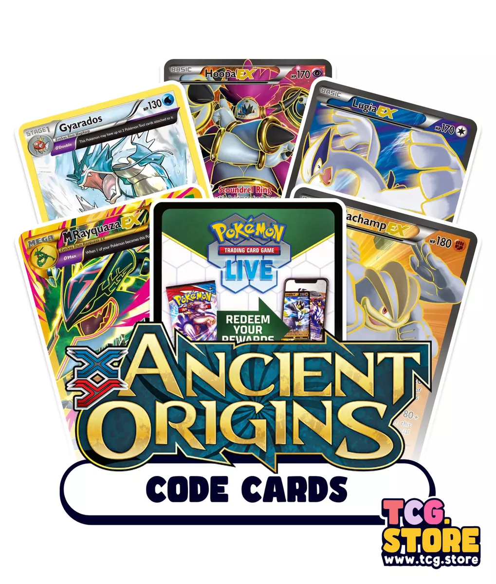 10 Pokémon XY Ancient Origins - PTCGO Live TCG Booster ONLINE Code