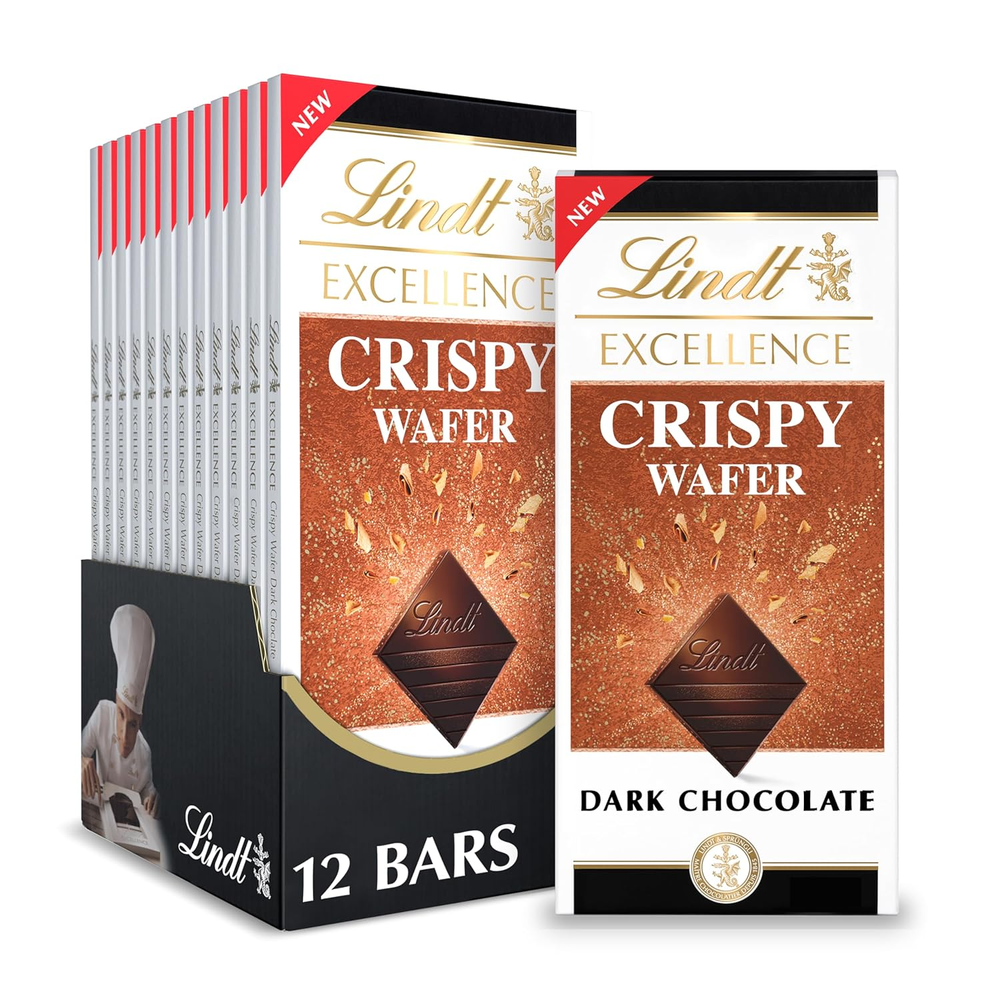 EXCELLENCE Dark Chocolate Wafer Bar with Crispy Layers