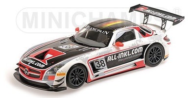 ,MINICHAMPS, MERCEDES BENZ SLS AMG GT3 FIA GT1 2012, 1/18, MNC151123138