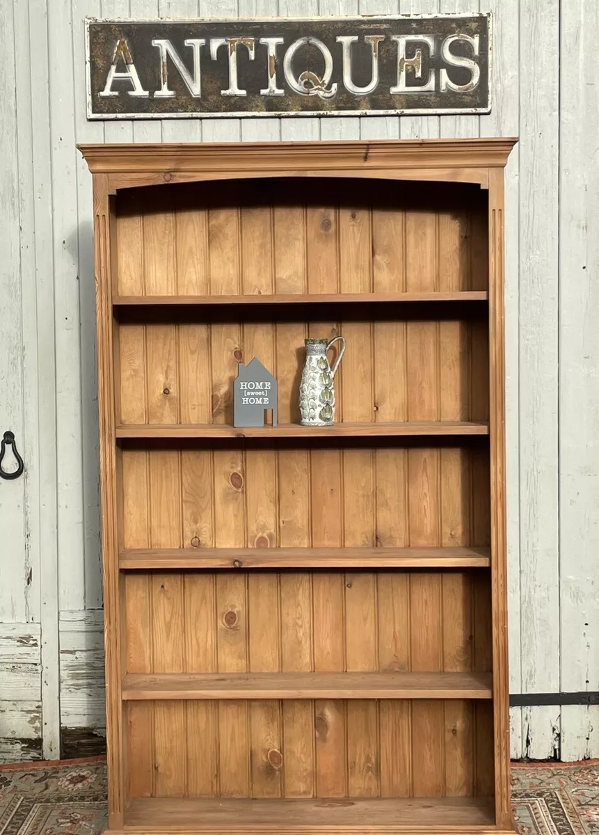 Vintage farmhouse bookcase deals