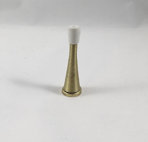 Feder Türstopper Messing hell - Bild 1 von 3