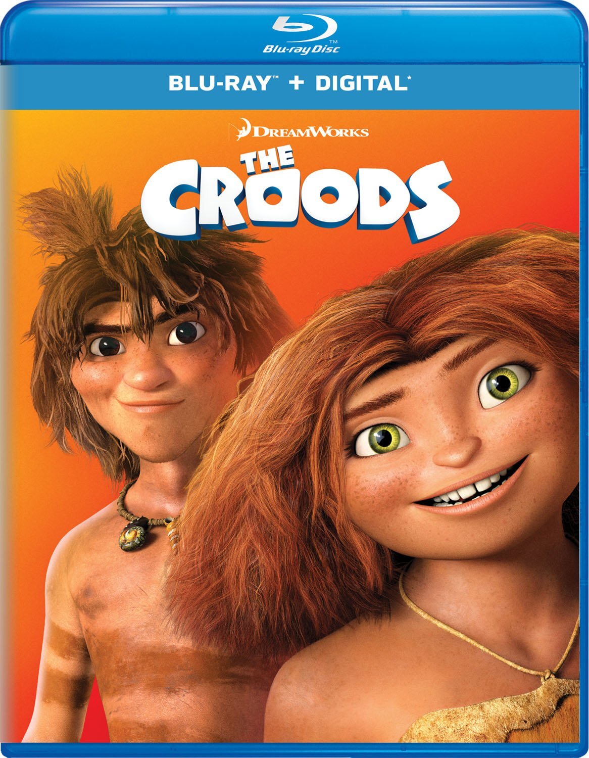 The Croods (Blu-ray) Nicolas Cage Emma Stone Ryan Reynolds Catherine Keener