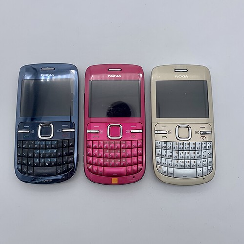 Original Nokia C3 C3-00 WIFI 2MP Bluetooth FM Jave Unlocked CellPhone - Afbeelding 4 van 9