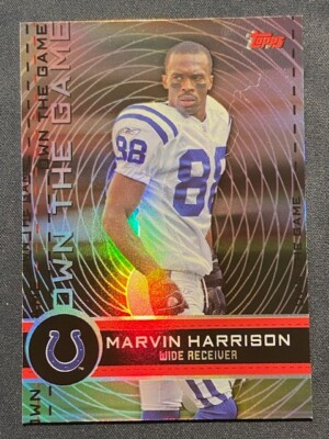 2007 Topps - Own The Game Refractor  #OTG-MH2 Marvin Harrison T506