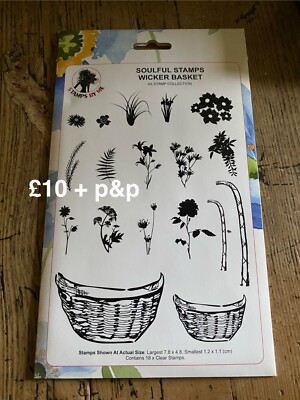 Stamps by Me Soulful Briefmarken Weidenkorb A5 Briefmarkensammlung