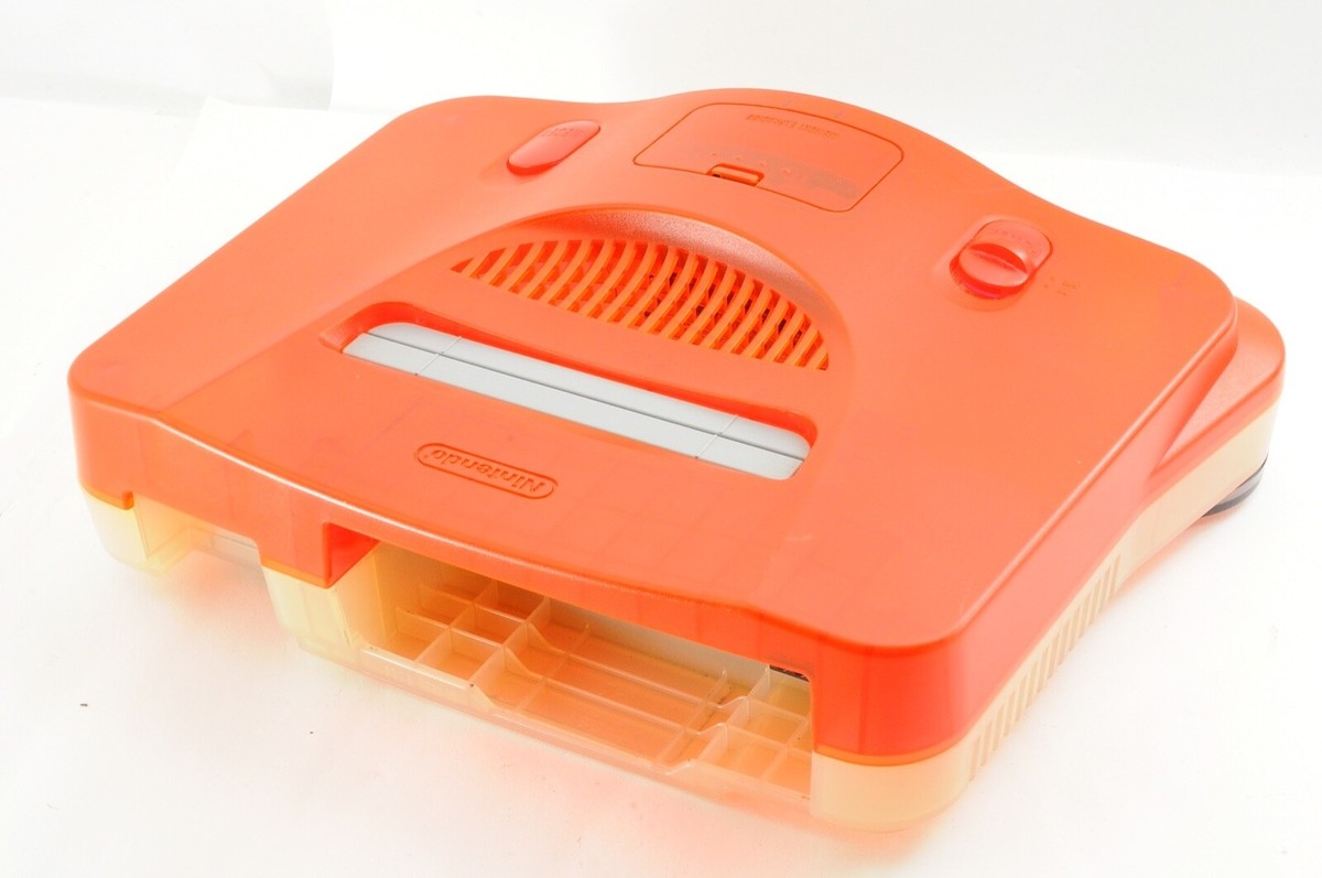 Nintendo 64 N64 Console Clear Red Japanese Version w/ Cable Nintendo 64 N64 Console Clear Red Japanese Version w/ Cable