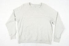 AND NOW THIS LIGHT GRAY MEDIUM CREW SWEATSHIRT SWEATER MENS PREOWNED