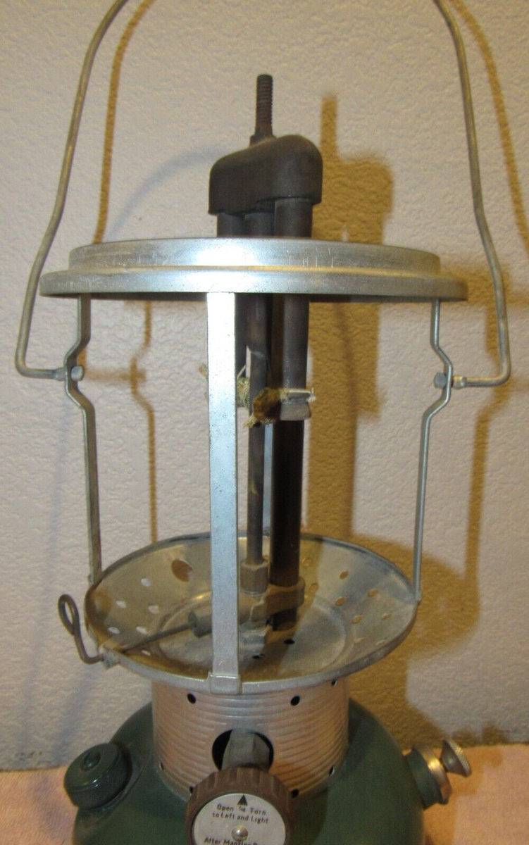 1963 Coleman Model 200F Camping Lantern Lamp for Parts or Repair