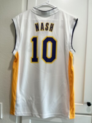Adidas NBA LA Los Angeles Lakers Steve Nash #10 Basketball Jersey