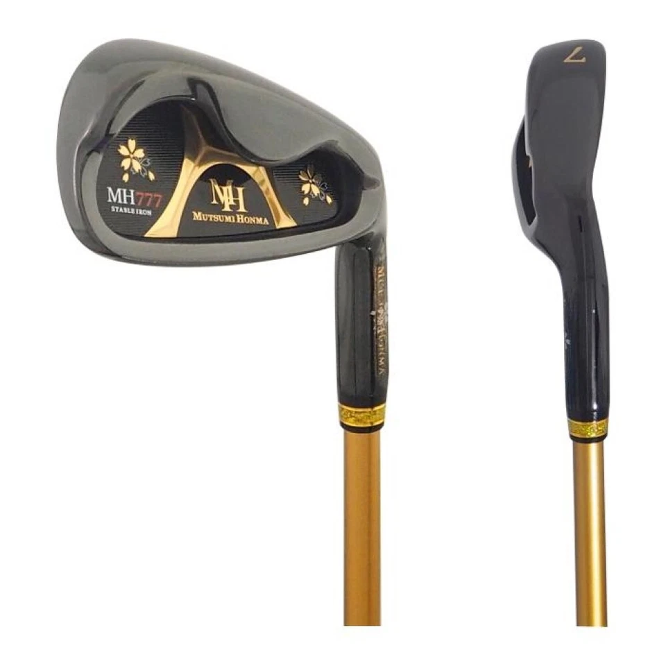 MUTSUMI HONMA Golf IronSet 5-9+PW  MH-777 RH Black One Length graphit FLEX SR - Image 4 of 4