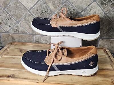 skechers goga max boat shoes