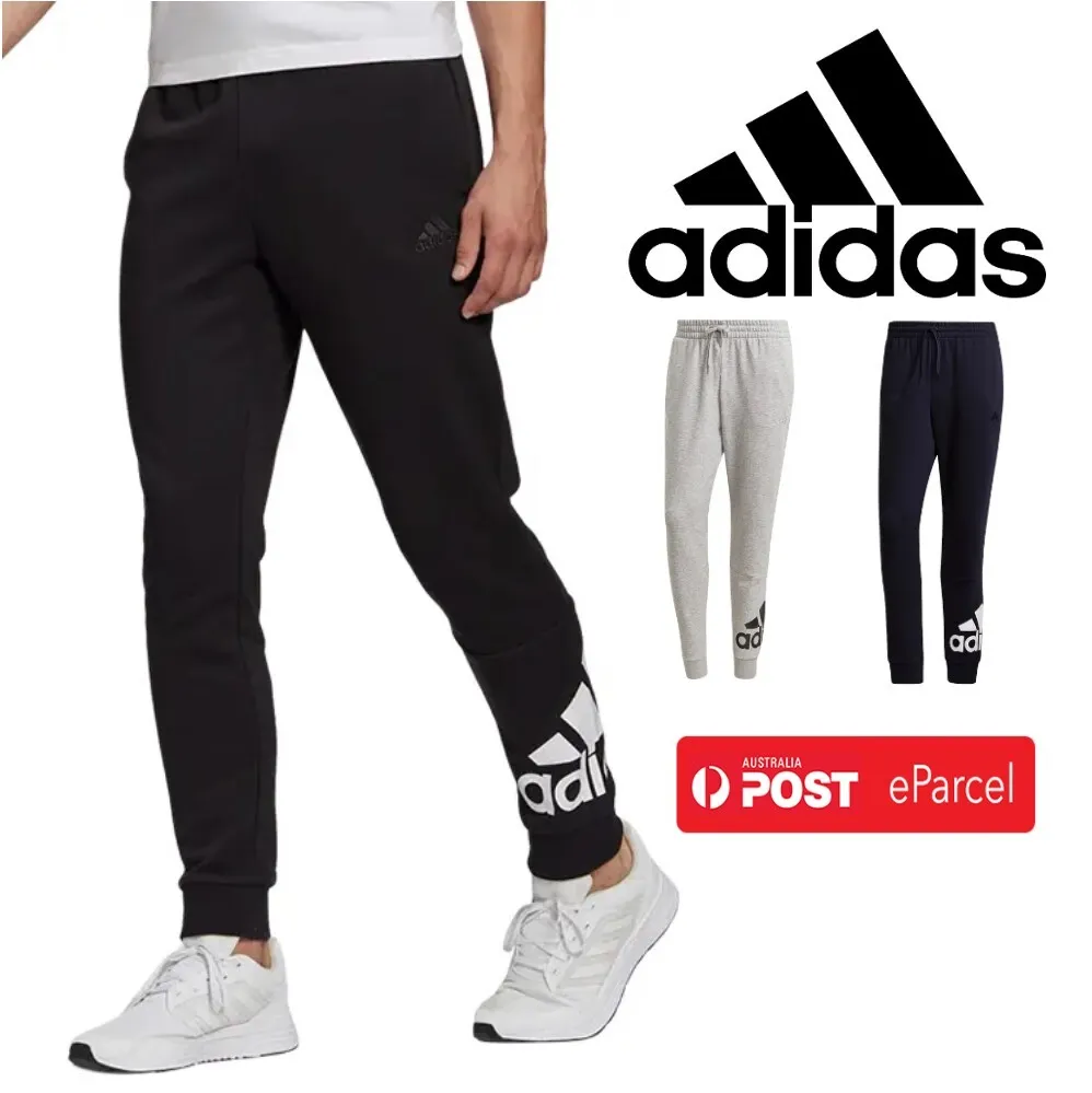 Adidas Big Logo Track Pants - Navy, Grey AU | eBay