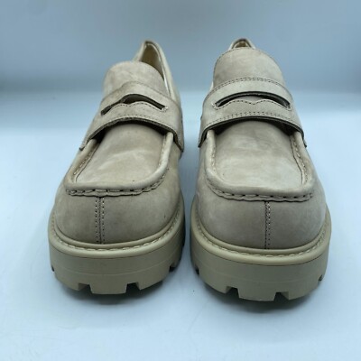 Vagabond Loafers Womens 8 EU 38 Chunky Tan Suede Leather  display picture 1