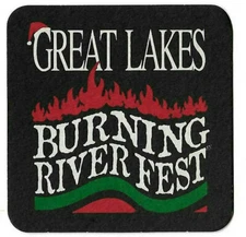 Great Lakes Brewing Co Burning River Festival  Beer Coaster