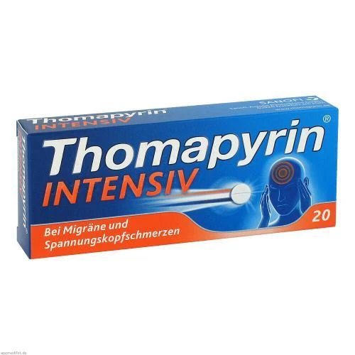 SANOFI-AVENTIS DEUTSCHLAND GMBH 3x THOMAPYRIN INTENSIV Tabletten 20 St PZN: 624605