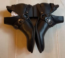 GC. Shoes Women's Elisa Pointed Toe Ankle Boots & Booties Black Size 7.5