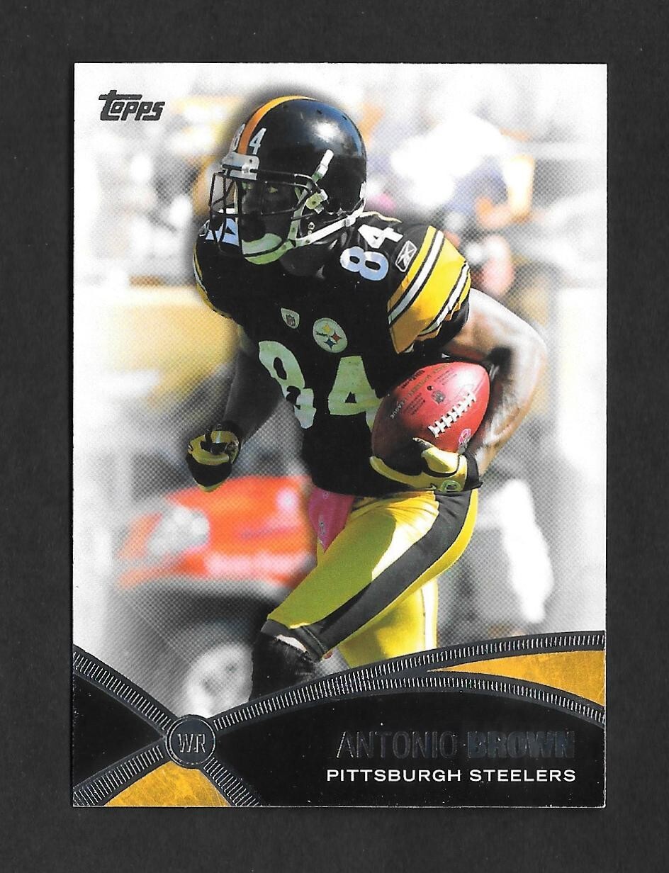 2012 Topps Football ANTONIO BROWN Prolific Playmakers -STEELERS- #PP-ANB